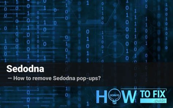 Remove Sedodna Pop-up Virus — How to Remove?