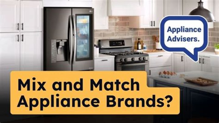 Should appliance brands match