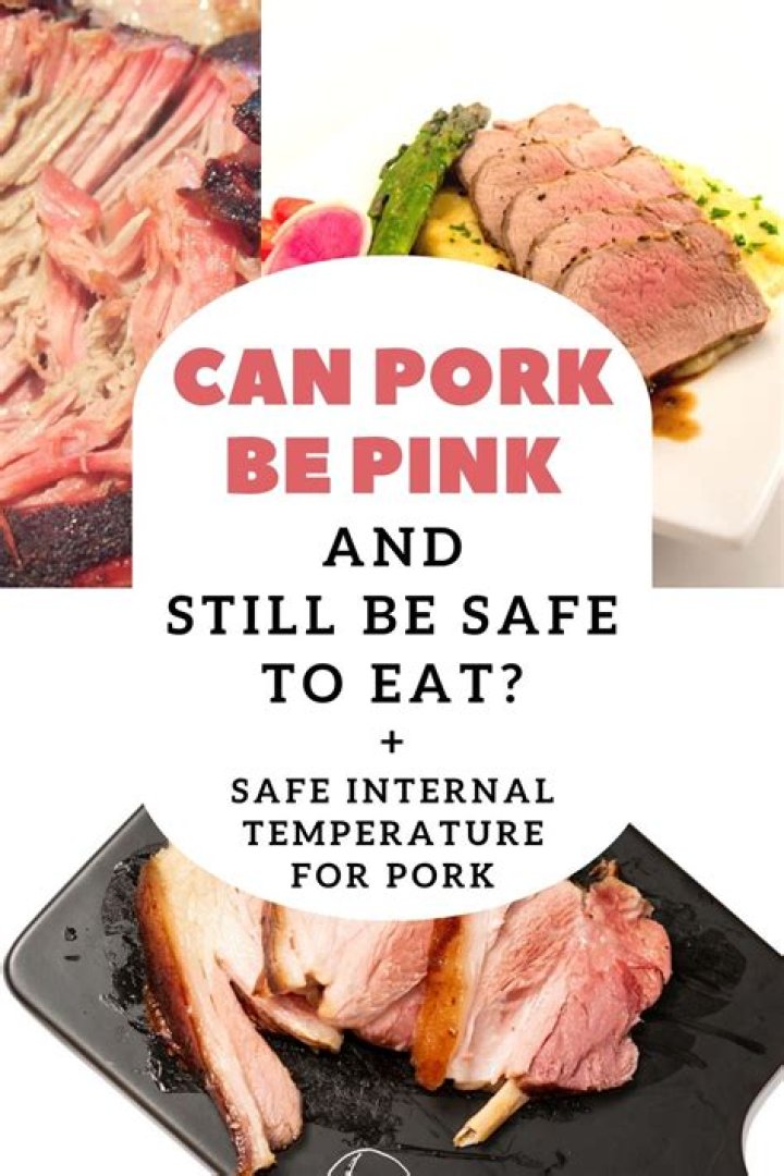 Should pork be pink or white?