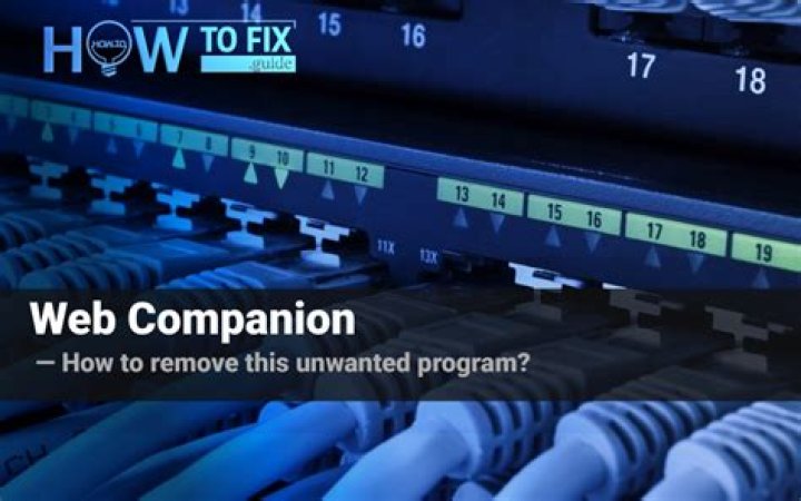 Web Companion removal instruction