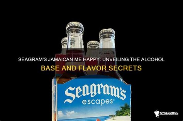 What alcohol is in seagrams