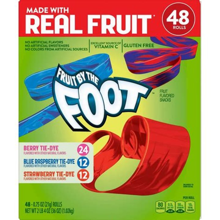 What are Fruit by the Foot made of