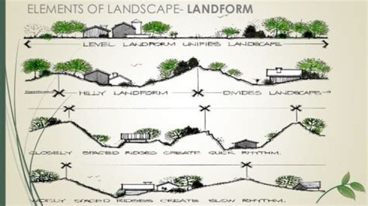 What are landscape elements