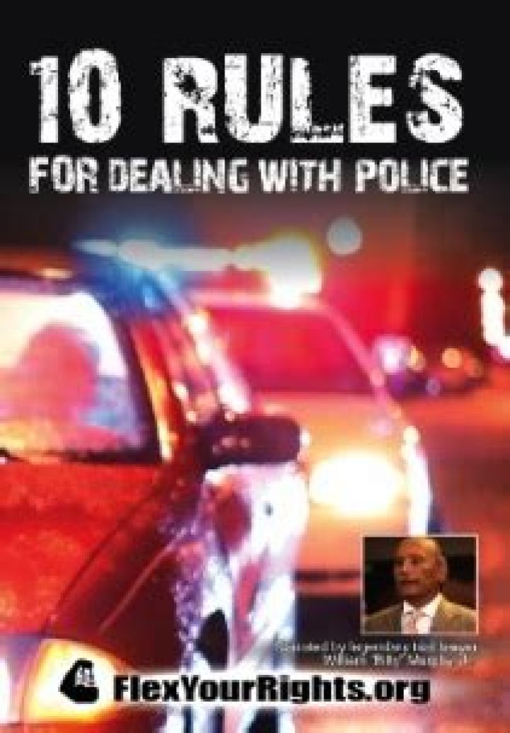 What are the 10 rules for dealing with police?