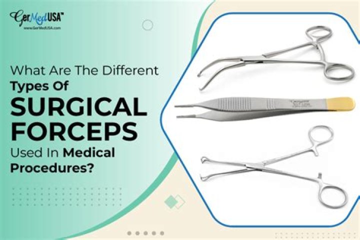 What are the different types of surgical forceps?