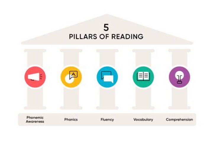What are the five areas of reading instruction