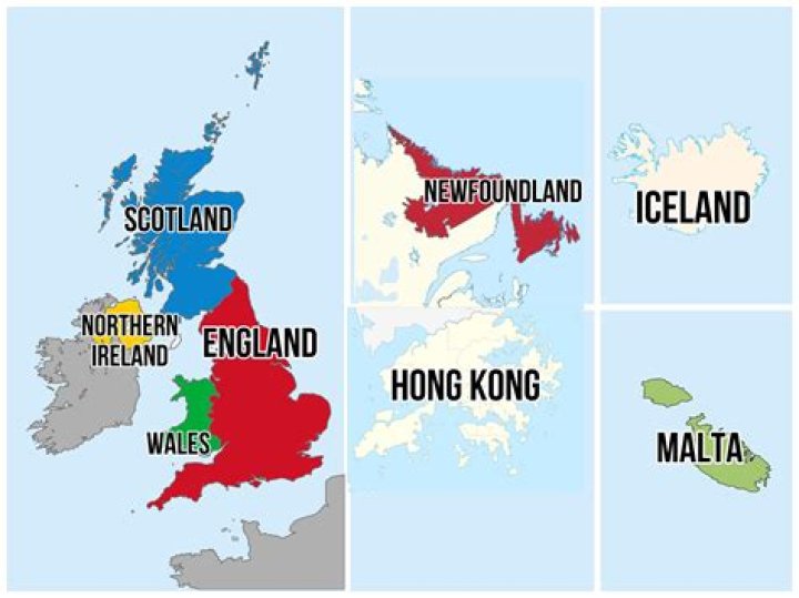 What are the four constituent countries of the United Kingdom?
