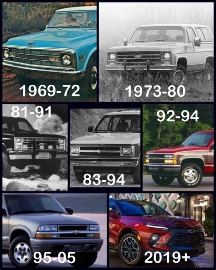What are the generations of Chevy trucks