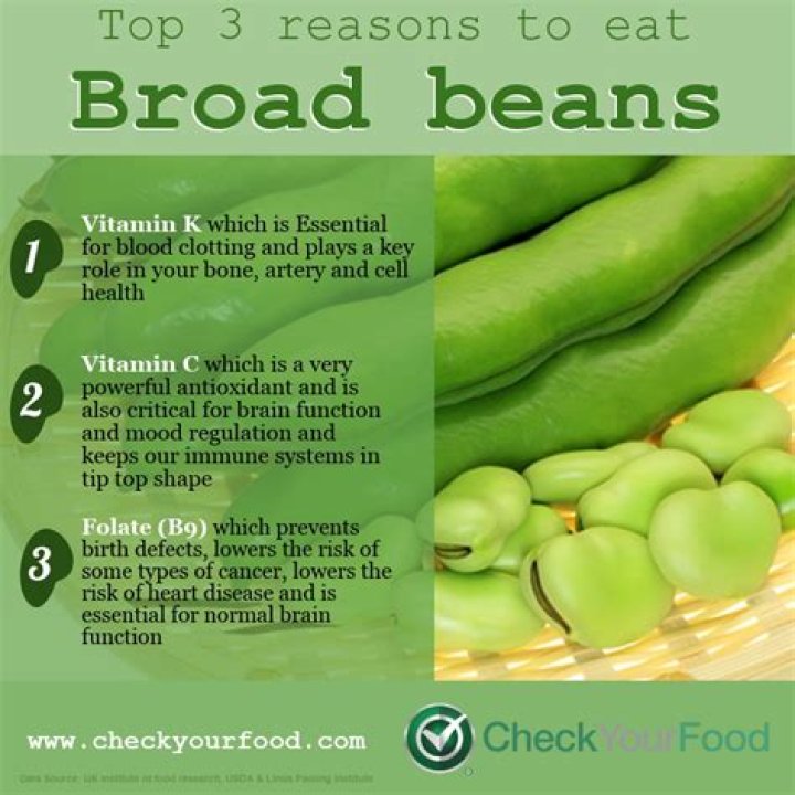 What are the health benefits of broad beans