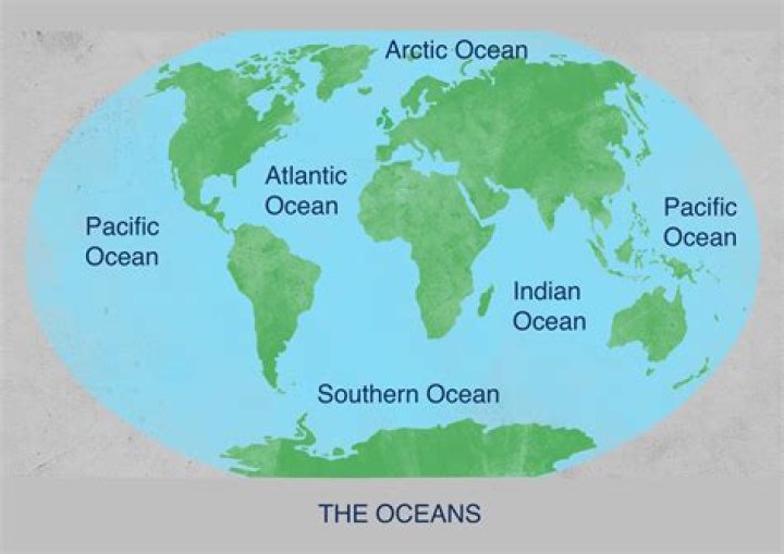 What are the names of the oceans?