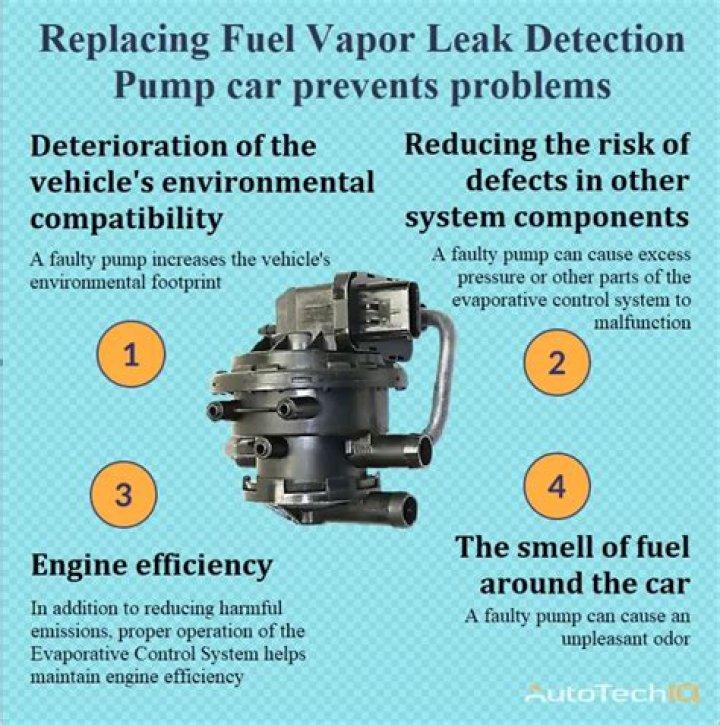 What are the symptoms of a bad leak detection pump?