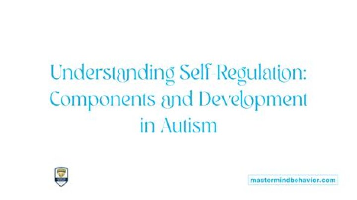 What are the three components of self regulation