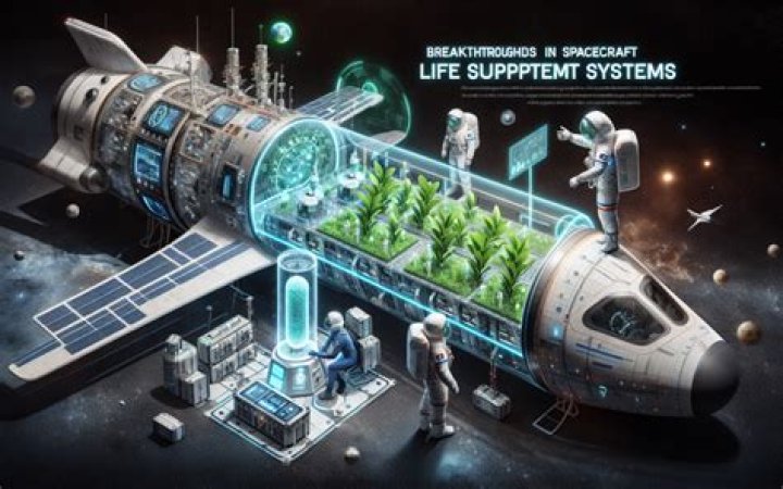 What are three functions of the life support system on a spacecraft?