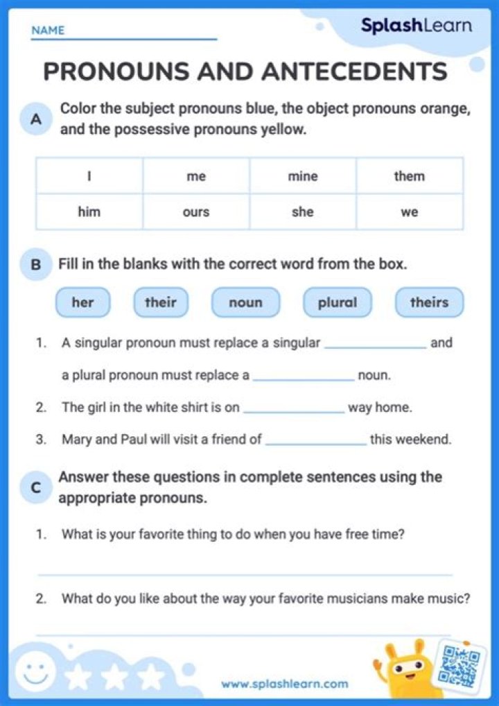 What are three ways pronouns must agree with their antecedents