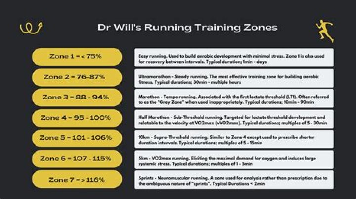 What are training zones