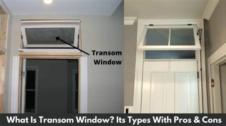 What are transom doors