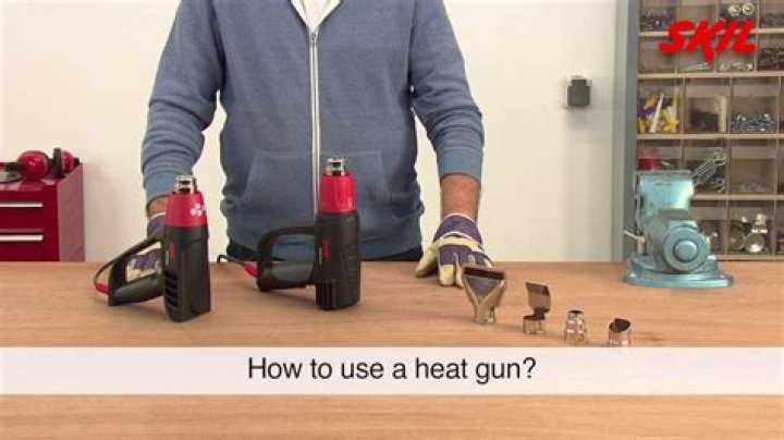 What can a heat gun be used for?