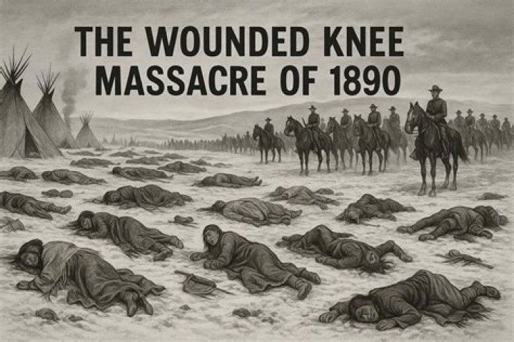 What caused the violent events at Wounded Knee in December 1890?
