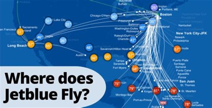 What cities does JetBlue fly to