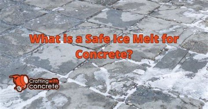 What deicer is safe for concrete