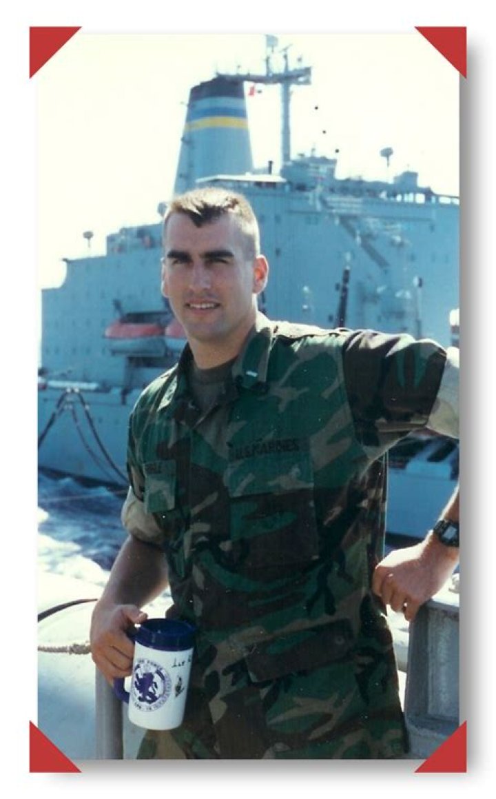 What did Rob Riggle do in the military?