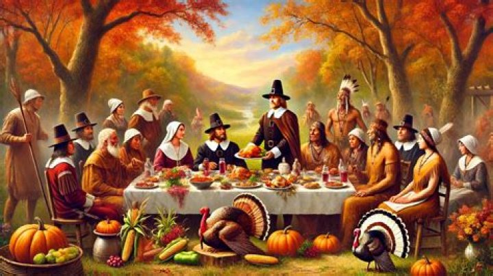 What did the pilgrims bring to the first Thanksgiving?