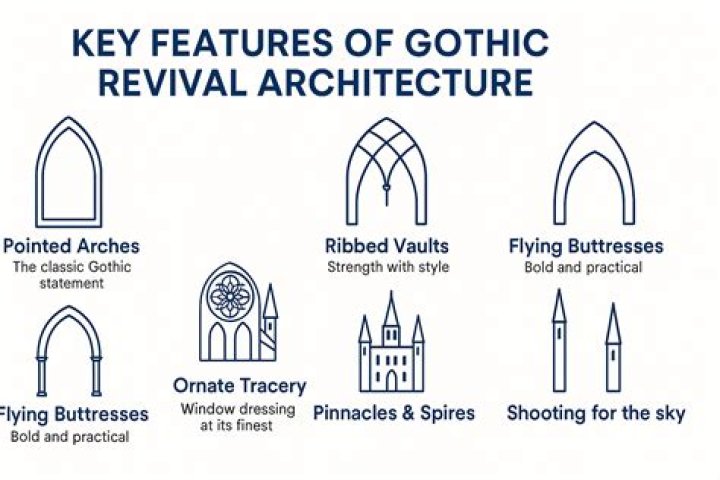 What distinctive characteristics does the gothic style have?
