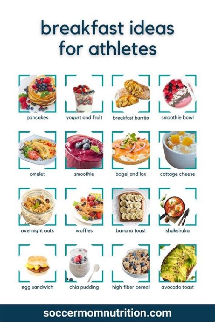 What do athletes have for breakfast