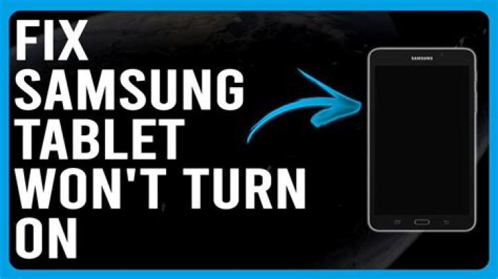What do you do when your Samsung tablet wont turn off?