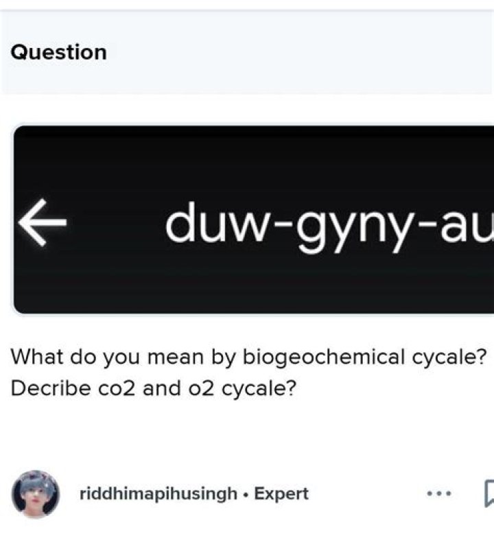 What do you mean by biogeochemical