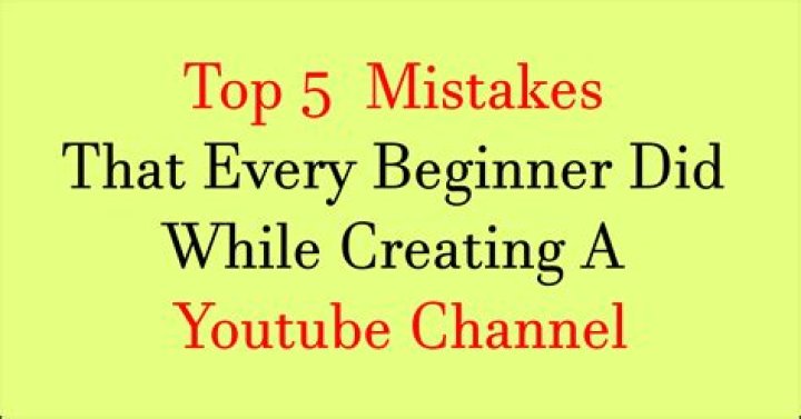 What do you need to make a YouTube channel?