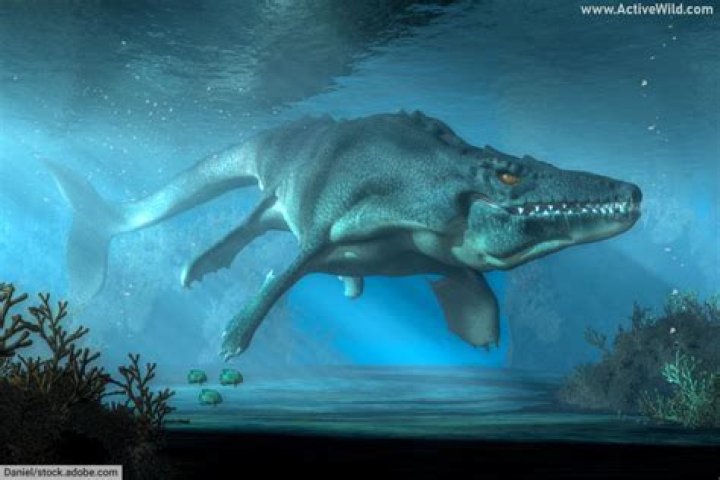 What does a mosasaurus eat?