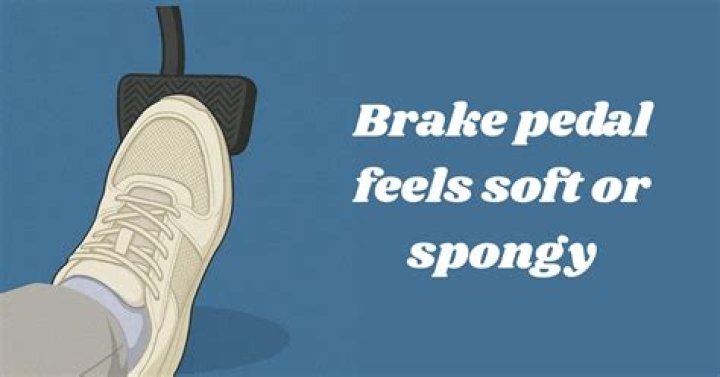 What does a spongy brake feel like