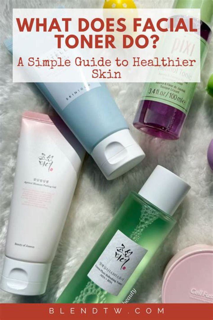 What does facial toner do