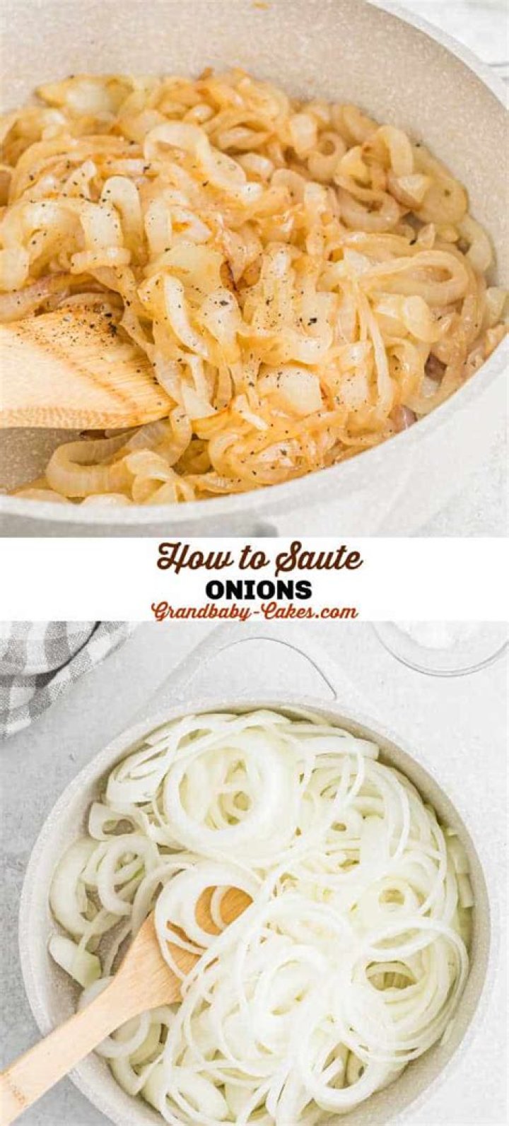 What does it mean to saute onions?