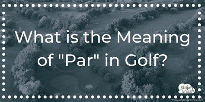 What does PAR mean in math?