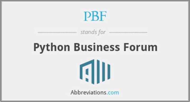 What does PBF stand for