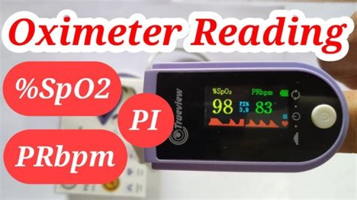 What does PI mean on oximeter?