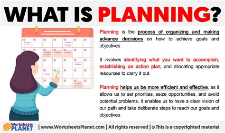 What does planning do in ICS?