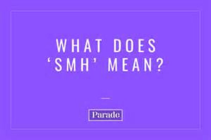 What does SMH mean in slang