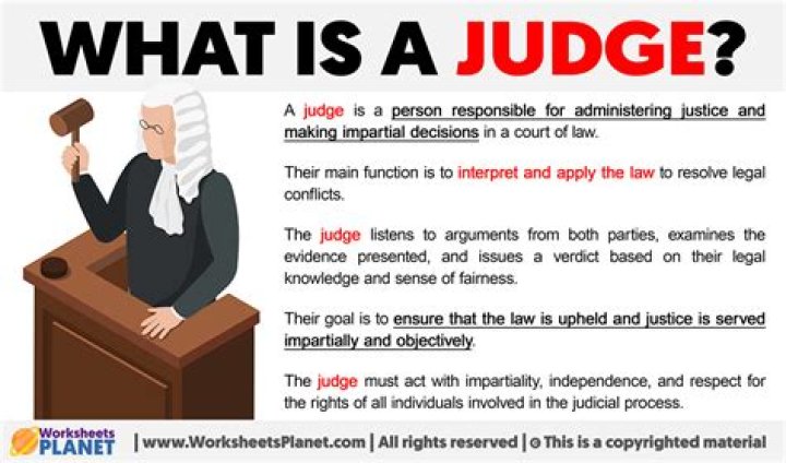 What does the judge say in court