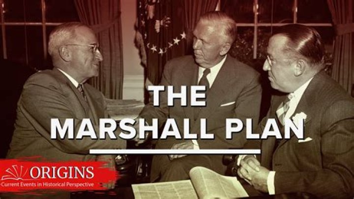 What does the Marshall Plan mean?