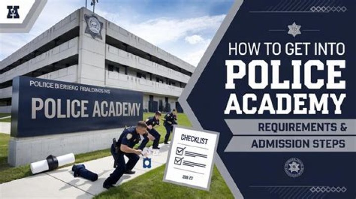 What does the police academy test consist of