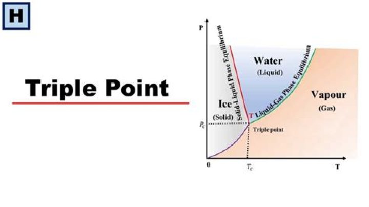 What does the triple point on a phase diagram describe