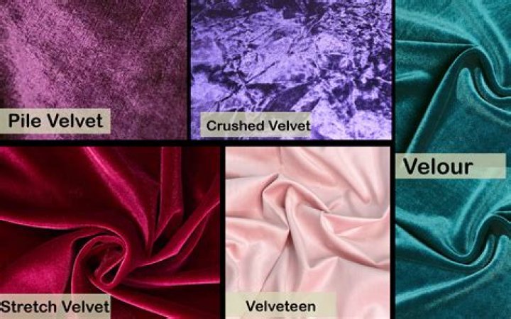 What does velvet material look like