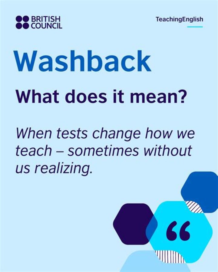 What does Washback mean
