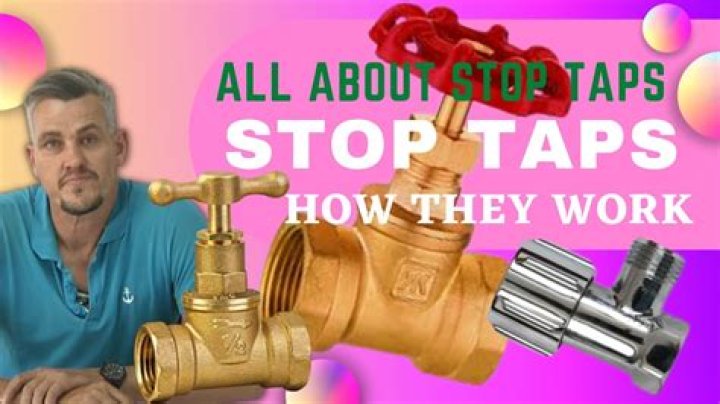 What does water stop tap look like