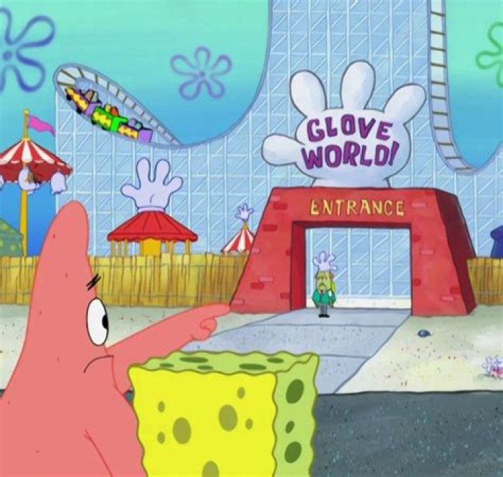 What episode does SpongeBob go to glove world