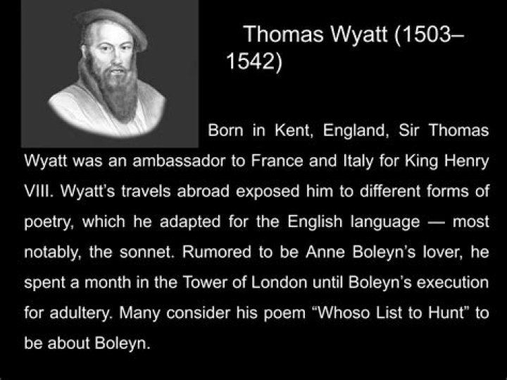What form of literature did Sir Thomas Wyatt bring back to England from Italy?
