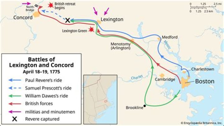What happened after the Battle of Lexington and Concord